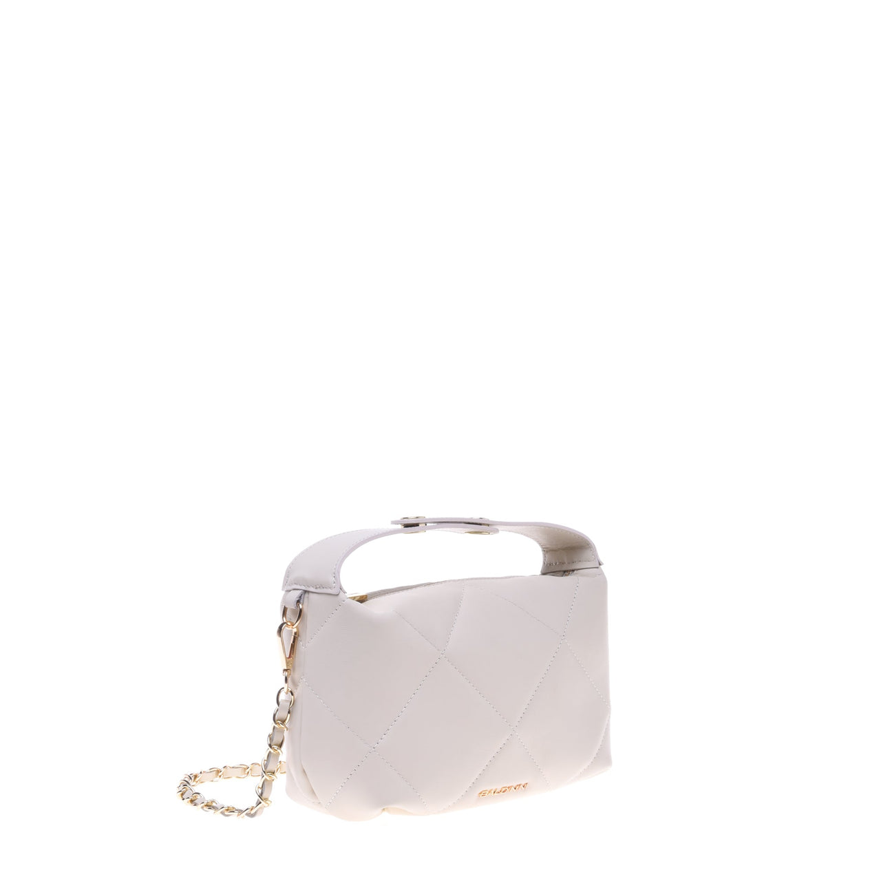 Baldinini Cream quilted leather handbag im Sale