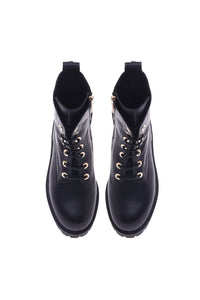 Thumbnail for Baldinini Combat boots in black leather im Sale