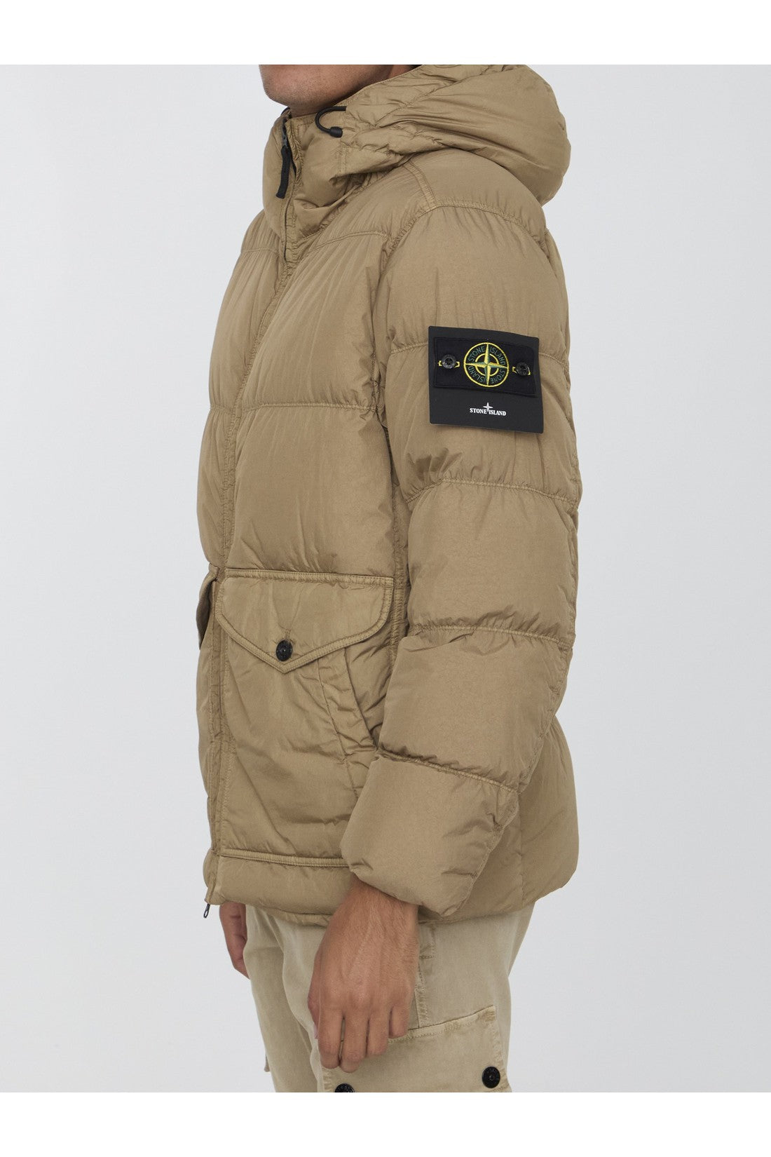 Stone Island Crinkle Reps R-NY down jacket im Sale