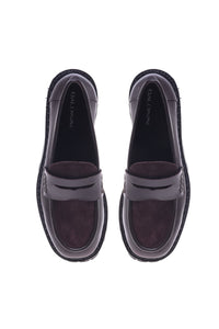 Thumbnail for Baldinini Loafer in dark brown suede and leather im Sale