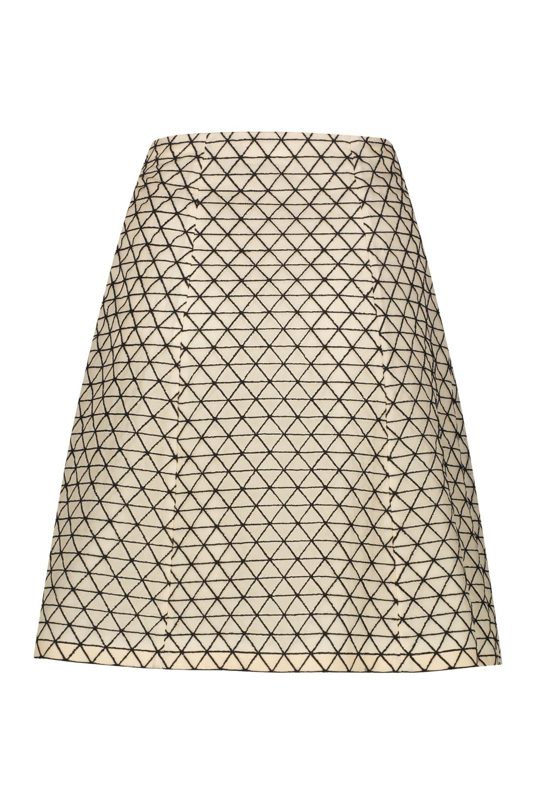 Etro Embroidered silk skirt im Sale