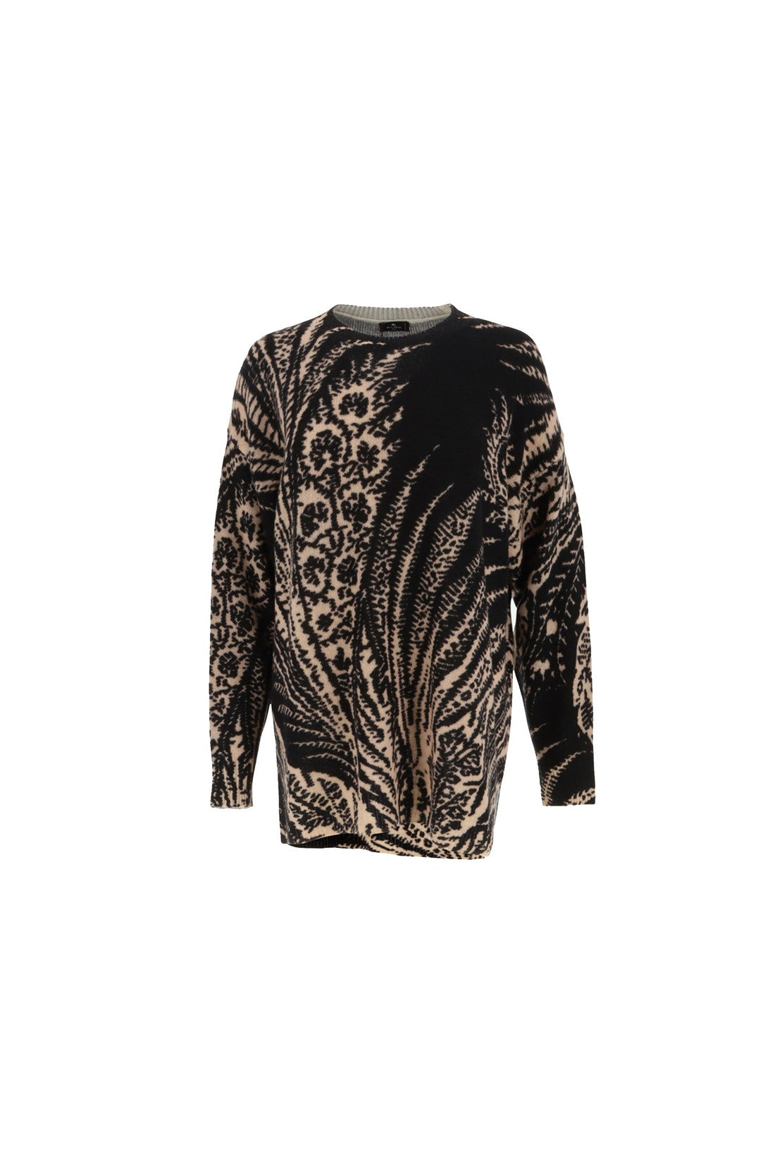 Etro Wool Printed Sweater im Sale