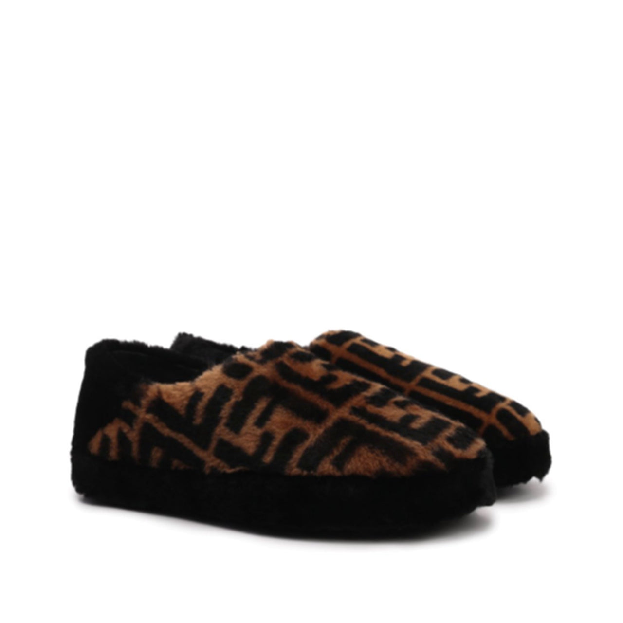 Fendi Fur Slippers im Sale