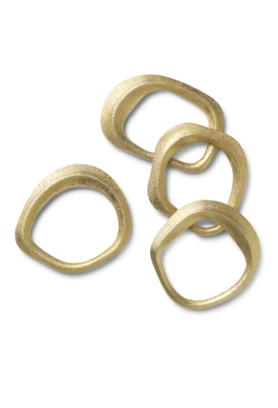 Flow Napkin Rings - Set of 4