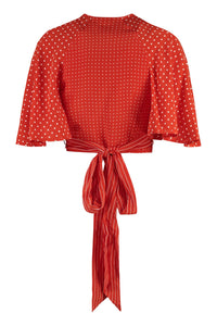 Thumbnail for Zimmermann Polka-dot print silk top im Sale