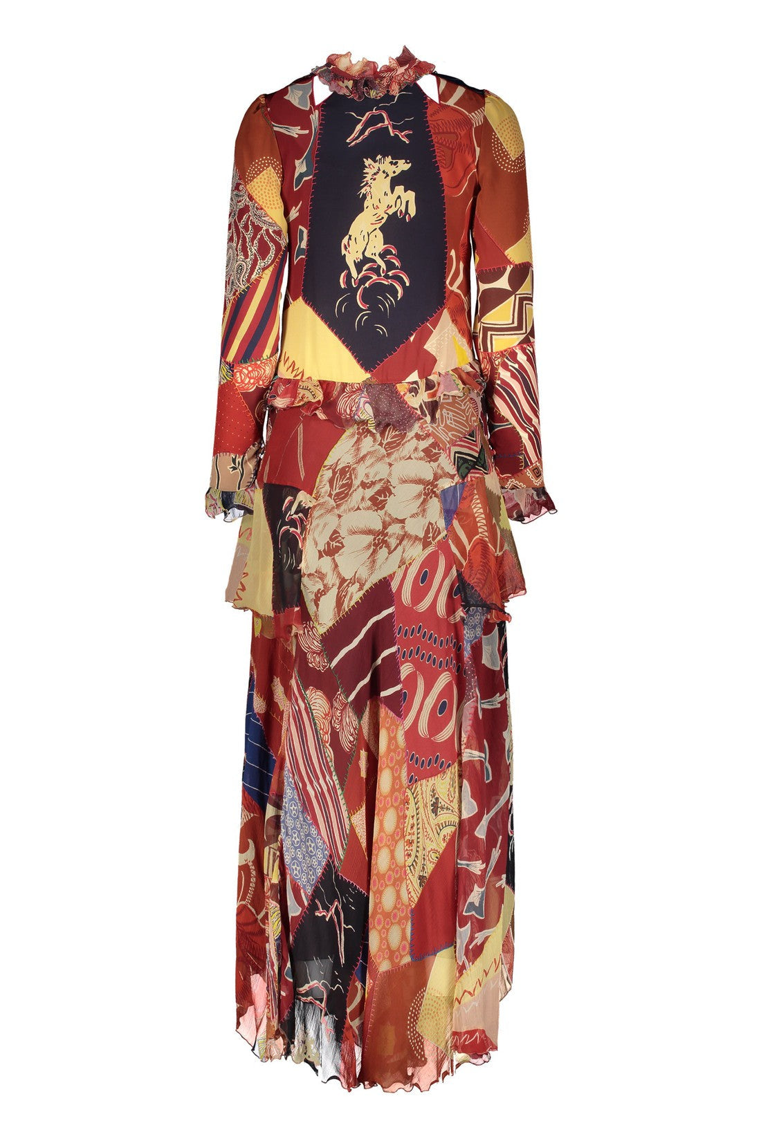 Etro Silk maxi dress im Sale