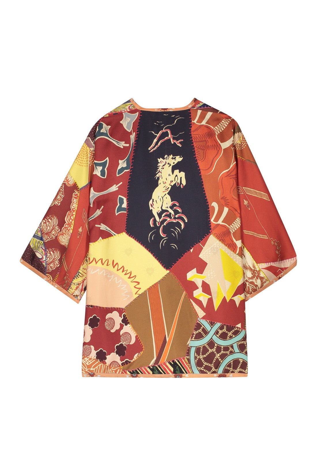 Etro Silk poncho im Sale