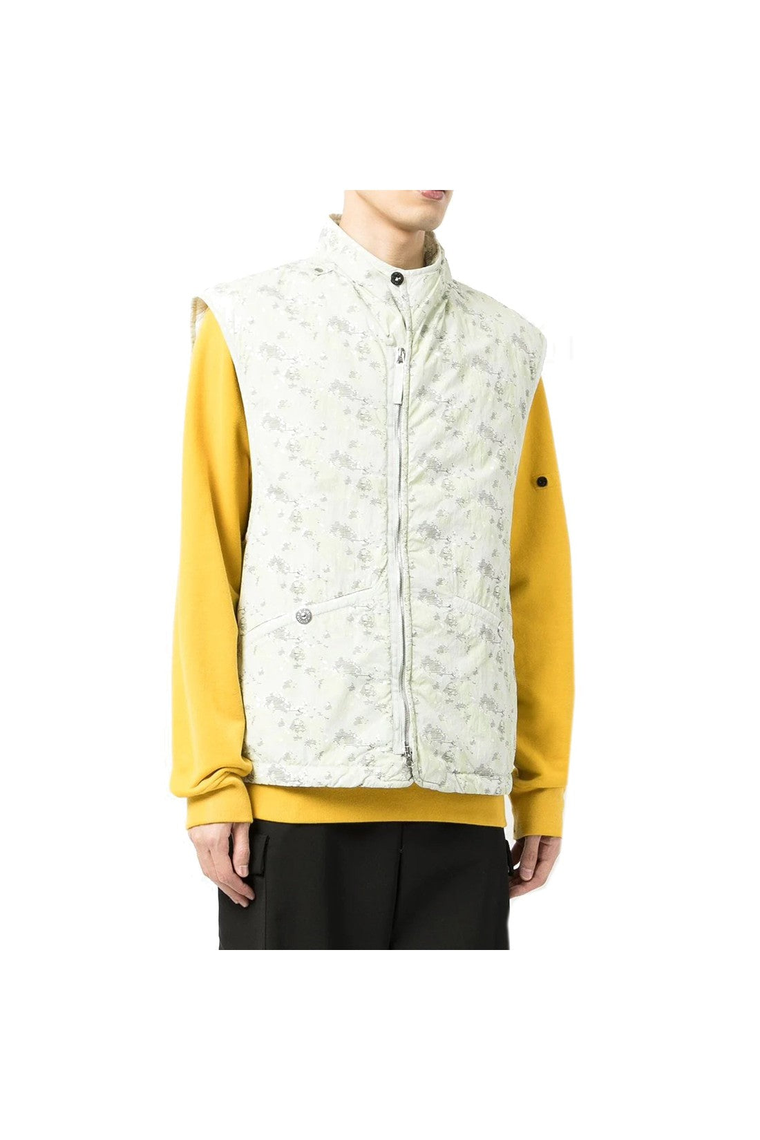 Stone Island  Printed Brushed Gilet im Sale