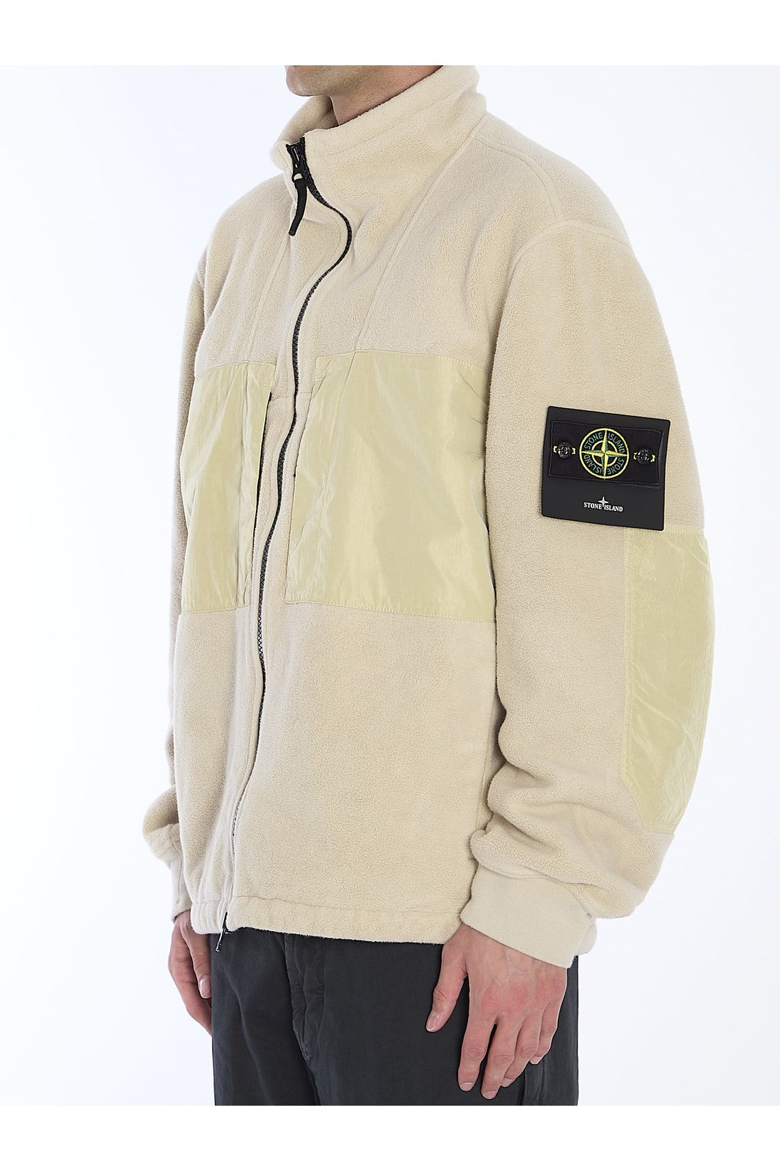 Stone Island Teddy-effect jacket im Sale