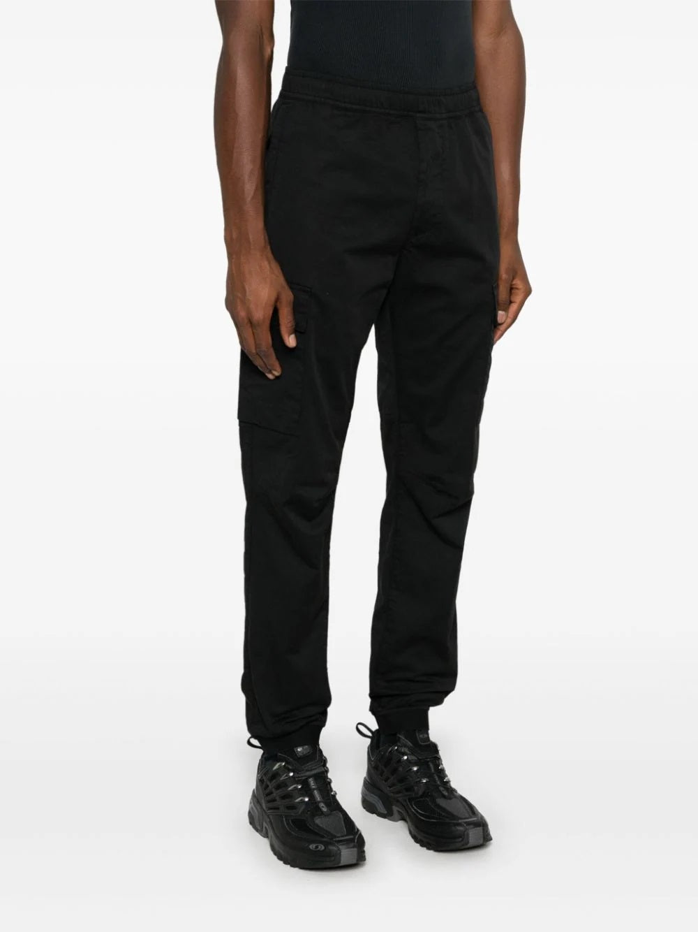 Stone Island Trousers SCHWARZ im Sale