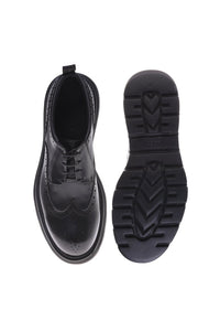 Thumbnail for Baldinini Derby shoes in black leather im Sale