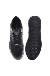 Thumbnail for Baldinini Black woven leather trainers im Sale