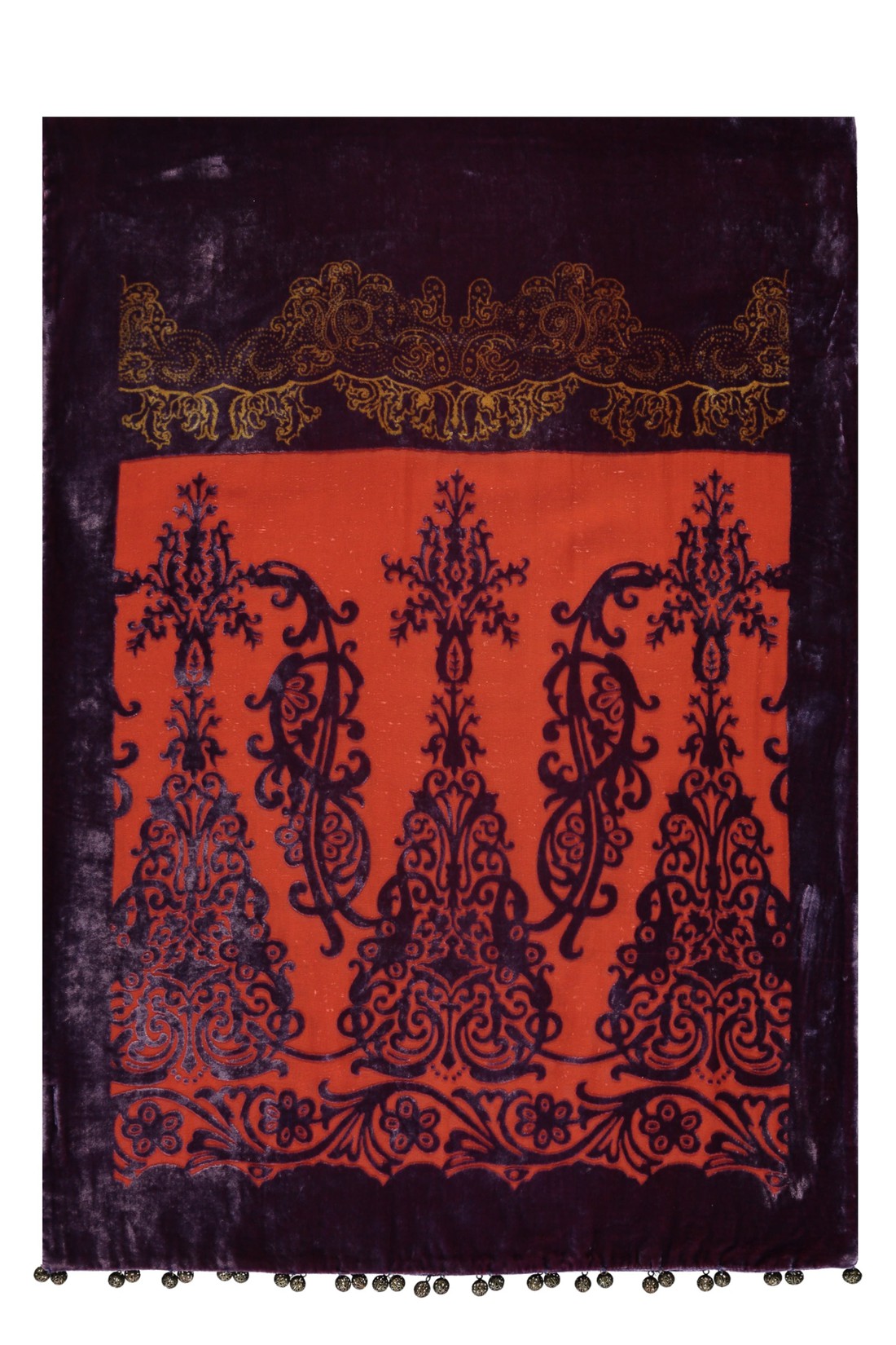 Etro Velvet scarf im Sale