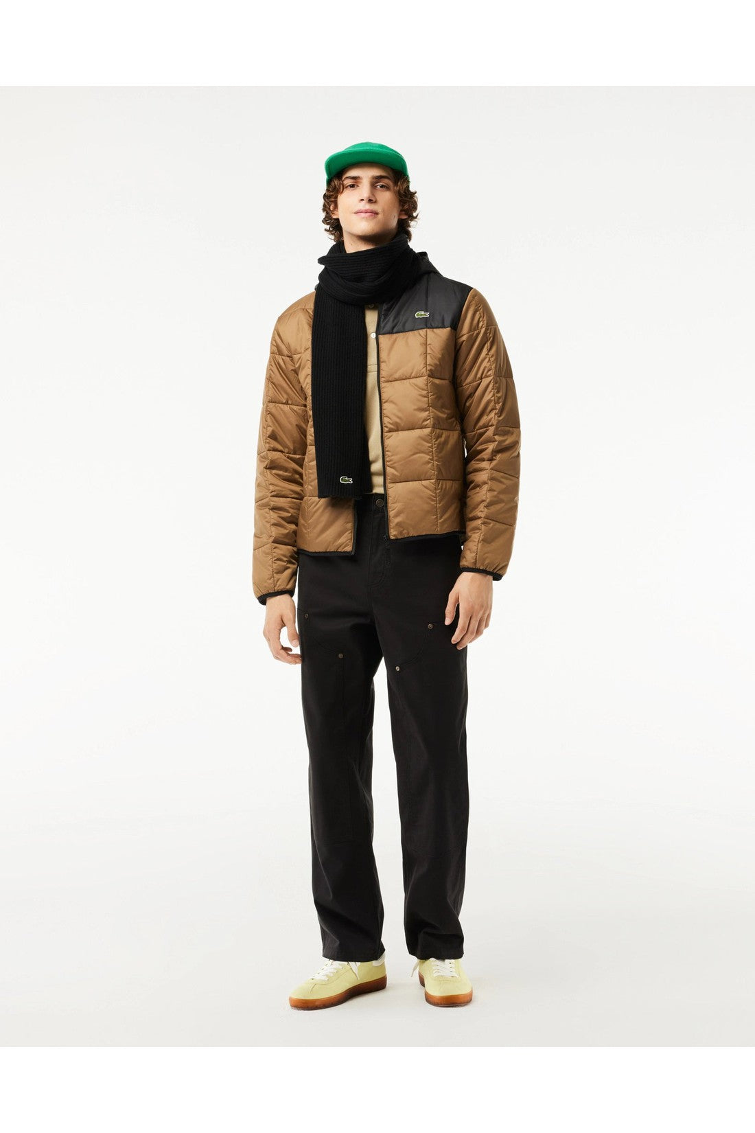 Lacoste Waterproof Colour-Block Puffer Jacket im Sale