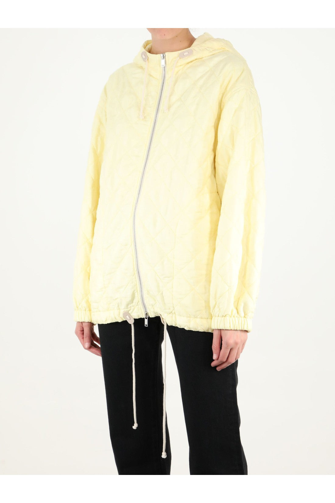 Jil Sander Yellow quilted jacket im Sale