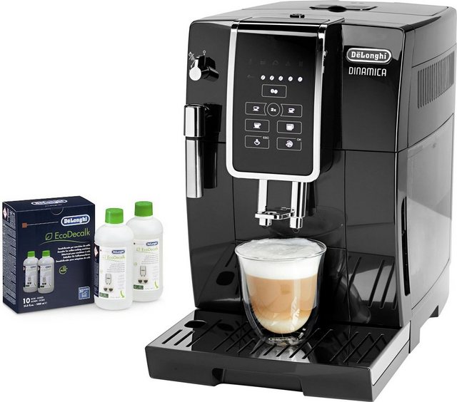 De'Longhi Kaffeevollautomat Dinamica ECAM 358.15.B, Sensor-Bedienfeld, inkl. Pflegeset im Wert von € 31,99 UVP