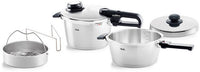 Thumbnail for Fissler Schnellkochtopf Vitavit® Premium, Edelstahl 18/10 (Set, 2-tlg., Schnellkochtopf 3,5 l + 4,5 l + Zusatzdeckel), Premium Qualität – Made in Germany