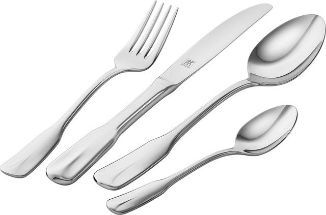 Zwilling Besteck-Set Maryland (60-tlg), 12 Personen, Edelstahl 18/10, elegante, klassische Spaten-Form, Edelstahl 18/10, 60-teilig