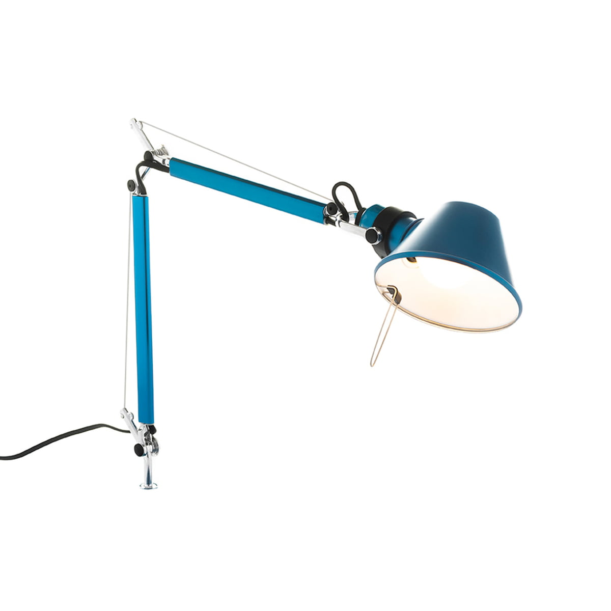 Artemide - Tolomeo Micro Parete Wandleuchte, Body, blau im Sale