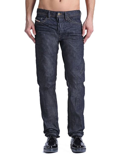 Diesel Slim-fit-Jeans Diesel Braddom 0807R Herren Jeans Hose Slim Carrot im Sale