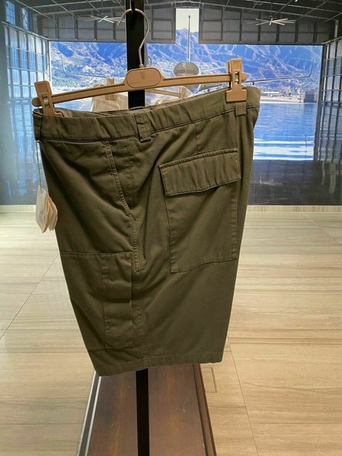 BRUNELLO CUCINELLI Shorts BRUNELLO CUCINELLI BERMUDA SHORT CARGO CHINO GABARDINE KURZE HOSE PANT im Sale