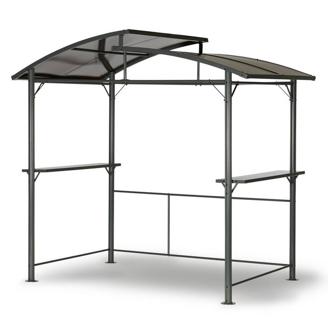 Leco Grillpavillon Profi-Grillpavillon XXL 275 x 165 x 233 cm, Dach aus Doppelstegplatten