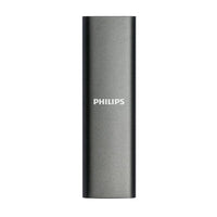 Thumbnail for Philips FM02SS030P/00 externe SSD (2 TB) SATA 520 MB/S Lesegeschwindigkeit, 550 MB/S Schreibgeschwindigkeit, - Ultra Speed USB-C 3.2 - Aluminium - Space Grey