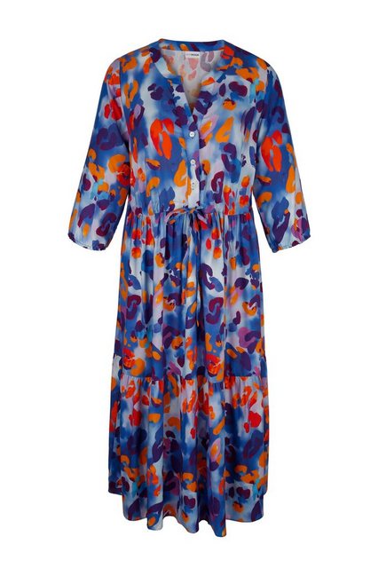 MIAMODA Sommerkleid Maxikleid Alloverprint 3/4-Ärmel im Sale