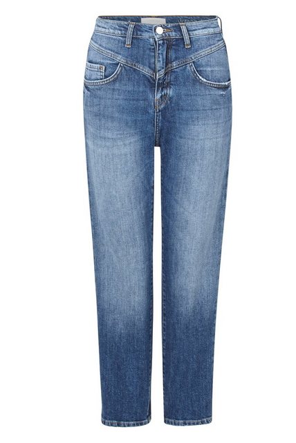 Rich & Royal Boyfriend-Jeans mit V-Yoke vorne im Sale