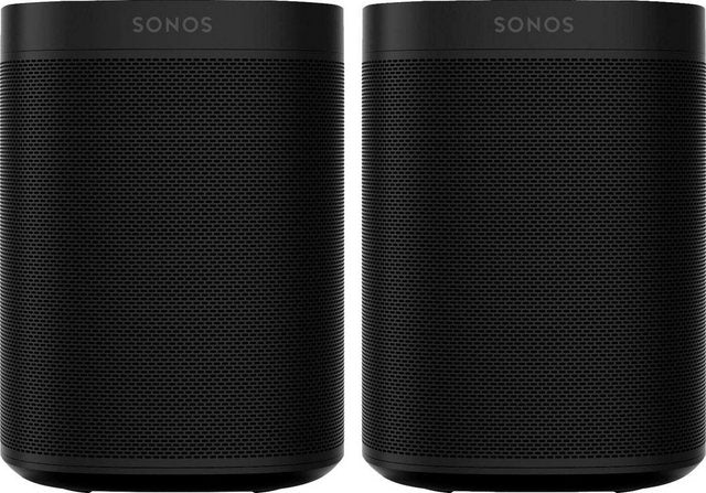 Sonos One Gen2 Stereo Smart Speaker (mit integrierter Sprachsteuerung, 2-er Set)