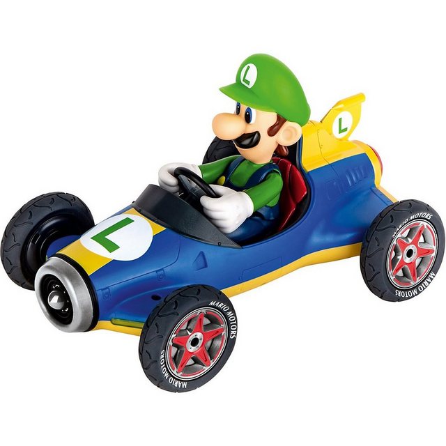 Carrera® Spielzeug-Auto Carrera RC 2,4GHz Mario Kart(TM) Mach 8, Luigi