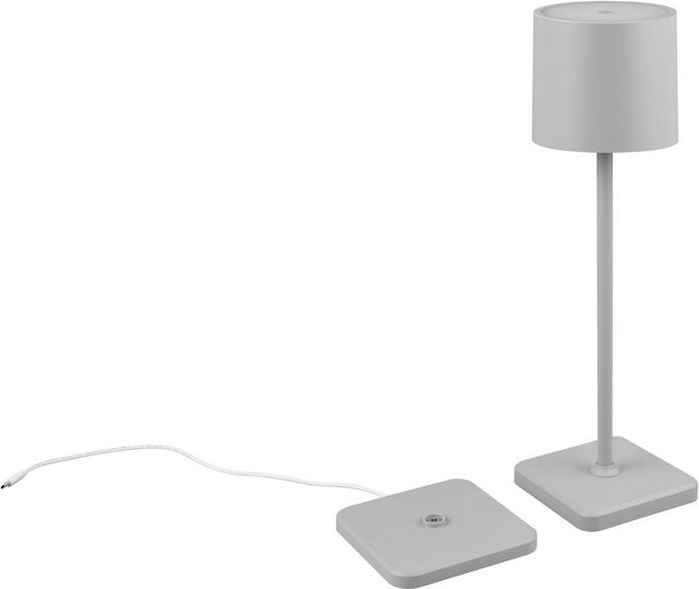 TRIO Leuchten LED Außen-Tischleuchte Fernandez, Dimmfunktion, USB-Ladefunktion, LED fest integriert, Farbwechsler, warmweiß - kaltweiß, Garten Akku Tischlampe USB Ladestation dimmbar Lichtfarbe einstellbar im Sale