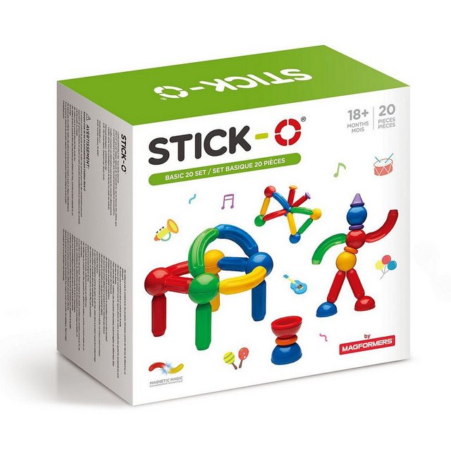 MAGFORMERS Konstruktions-Spielset STICK-O Basic 20