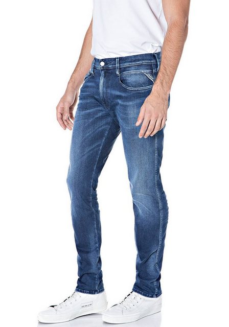 Replay Slim-fit-Jeans ANBASS HYPERFLEX BIO im Sale