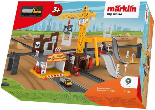 Märklin Modelleisenbahn-Baustelle Märklin my world - Baustellen Station - 72222, Spur H0 im Sale