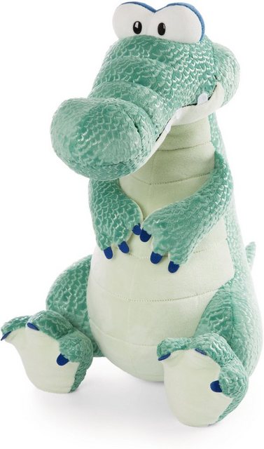 Nici Kuscheltier Wild Friends GREEN, Krokodil Croco McDile, 70 cm, sitzend, enthält recyceltes Material