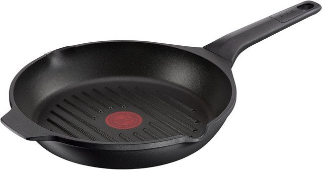 Tefal Grillpfanne Robusto, Aluminium (1-tlg), Aluguss, Antihaftversiegelung, Thermo-Signal, alle Herdarten,Induktion im Sale