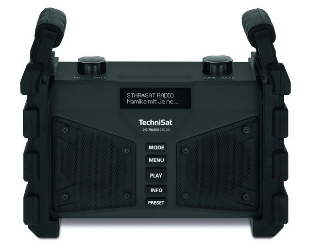 TechniSat DIGITRADIO 230 OD Baustellenradio (Digitalradio (DAB), FM-Tuner, 12,00 W, DAB+, Bluetooth)