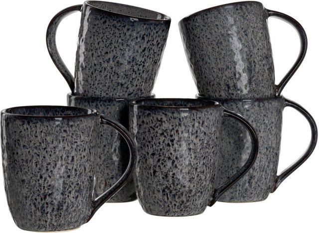 LEONARDO Tasse MATERA, Keramik, 430 ml, 6-teilig im Sale