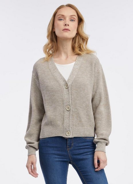 Ragwear Strickjacke KAROLLA Cardigan mit V-Ausschnitt und Knopfleiste im Sale