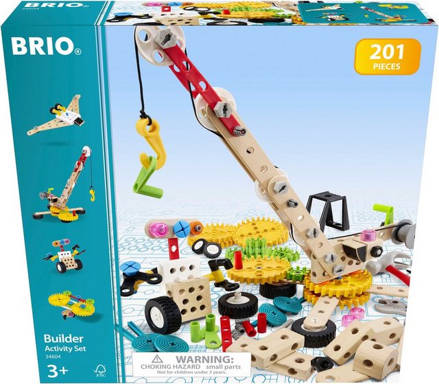 BRIO® Konstruktions-Spielset BRIO Builder Kindergartenset, (201 St), FSC® - schützt Wald - weltweit im Sale