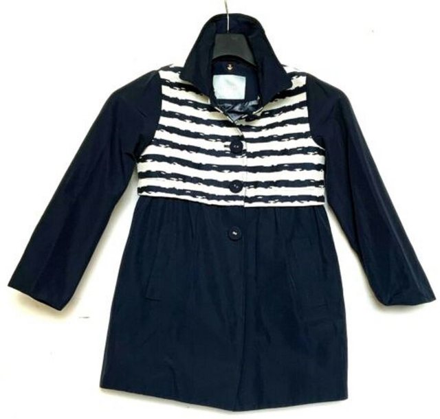 Langmantel HERNO Kinder Jacke, Herno Mädchen Kinder Übergang Mantel/ Jacke, Blau