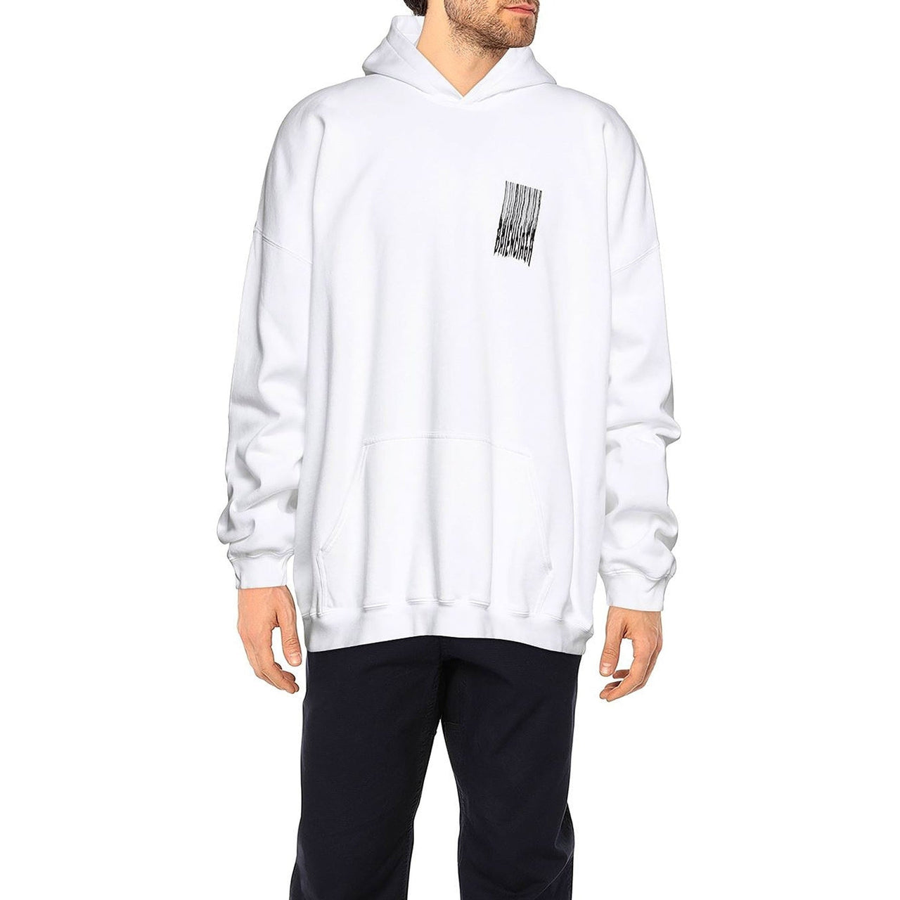 Balenciaga Logo Hooded Sweatshirt im Sale