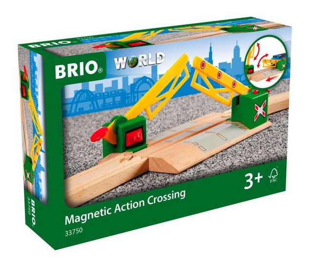 BRIO® Spielzeug-Eisenbahn World Magnetische Kreuzung Spielzeugeisenbahn-Schiene, World Eisenbahn Zubehör Magnetische Kreuzung 33750 im Sale