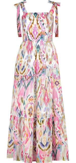 Monari Druckkleid 408717 tropical pink gemustert im Sale