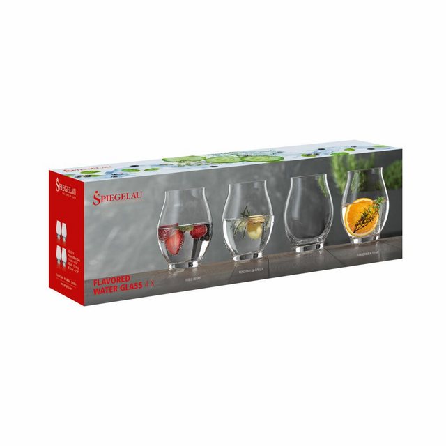 SPIEGELAU Gläser-Set Flavored Water 4er Set, Glas