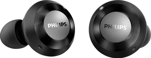 Philips Philips TAT8505BK/00 (A) wireless Kopfhörer (Active Noise Cancelling (ANC) Sprachsteuerung True Wireless integrierte Steuerung für Anrufe und Musik, Google-Assistant)