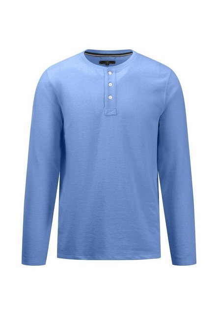 FYNCH-HATTON Langarmshirt mit kurzer Knopfleiste im Sale