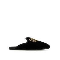 Thumbnail for Miu Miu Logo Embroidered Slip-On Mules im Sale