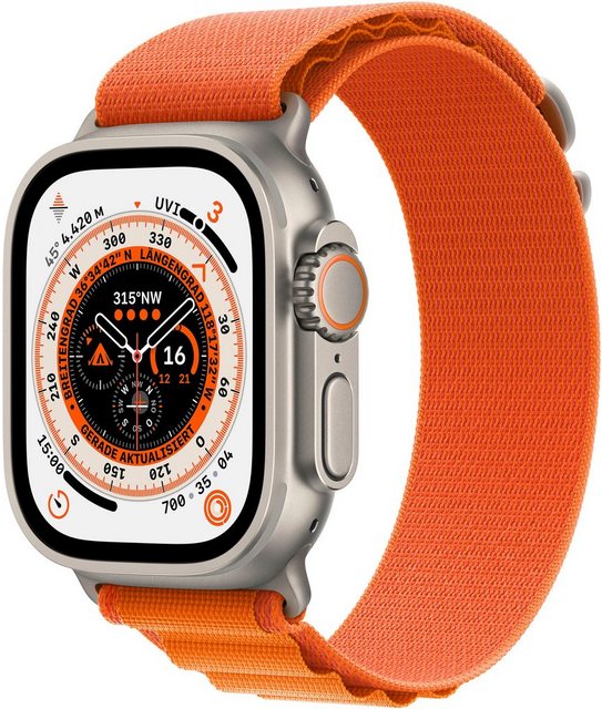 Apple Watch Ultra GPS + Cellular 49mm Alpine Medium Watch, Gemacht für extreme Anforderungen